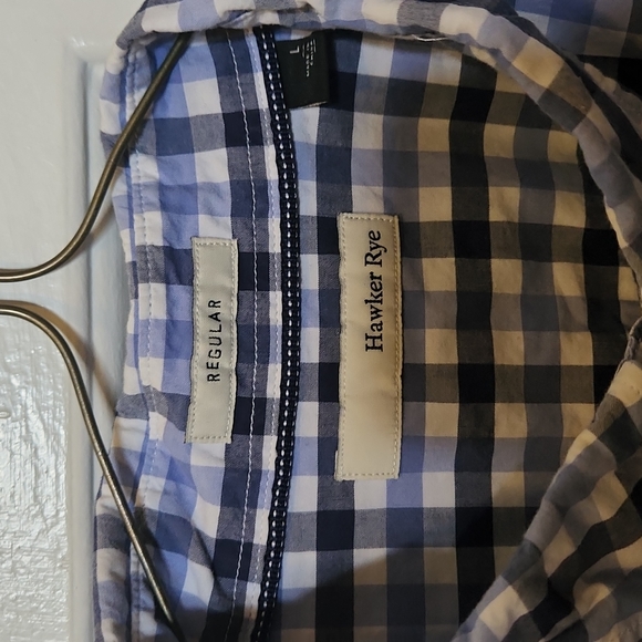 Hawker Rye blue long sleeve button down size large - Picture 3 of 4